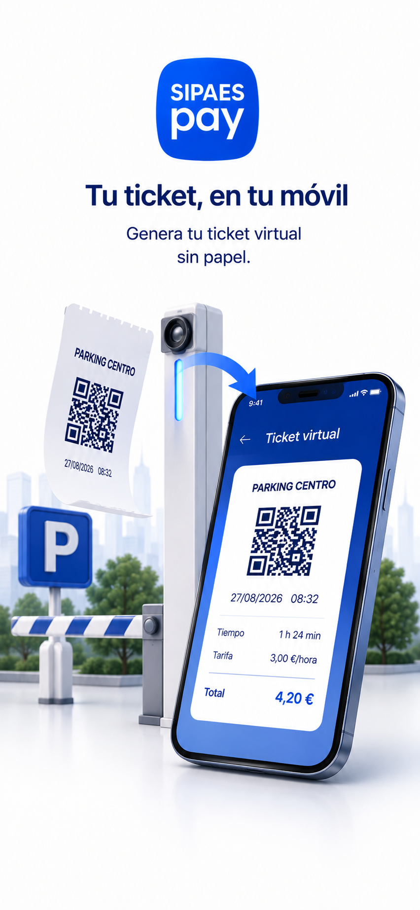 Ticket virtual en el móvil